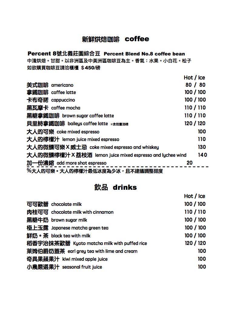 板橋早午餐｜Percent CAFE % 捷運江子翠站旁，經典手作料理+與日本同出一輒的%咖啡