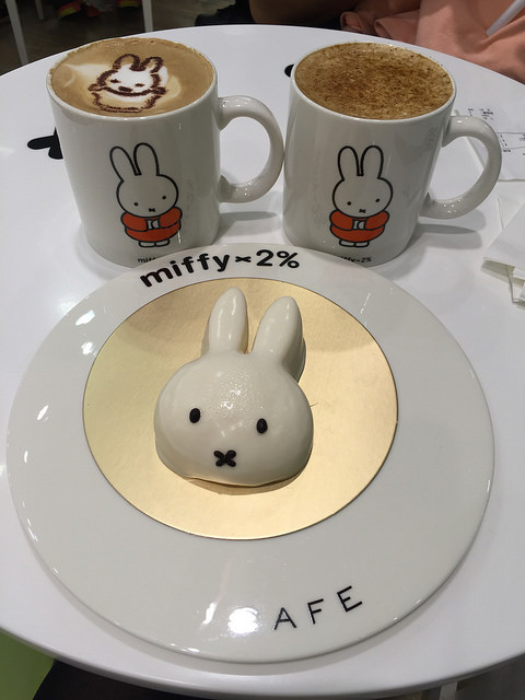 [中和環球購物中心]米飛兔主題餐廳-miffy x 2% CAFE超療癒的下午茶