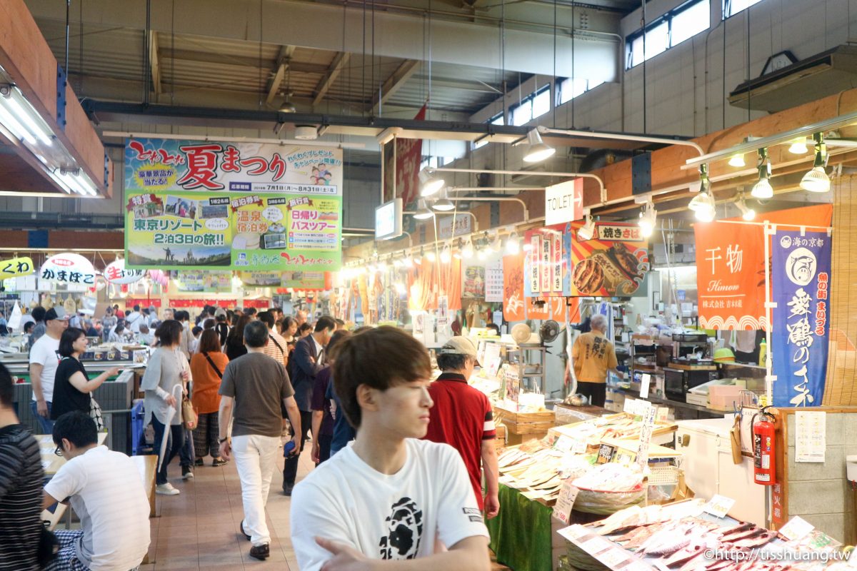 京都海鮮魚市場｜舞鶴ORETORE海鮮市場｜道路休息區也能品嚐到日本海的新鮮魚貨