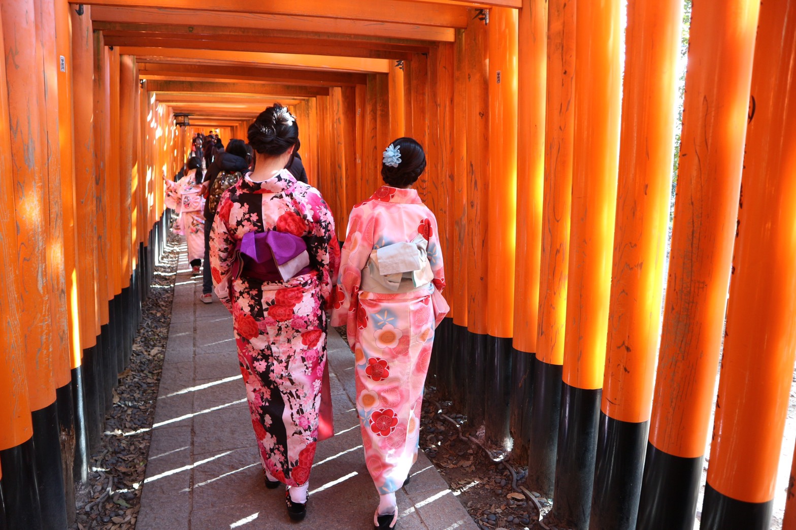 ［京都和服推薦］夢館和服體驗，伏見稻荷大社必拍和服景點