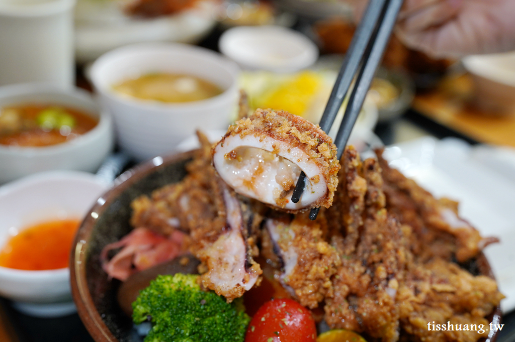 雙醬飛魷丼飯