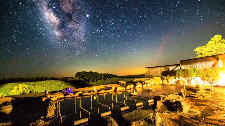 【黑川溫泉飯店推薦】瀨之本高原飯店，櫻花季房內泡湯、觀星超浪漫的高原之旅