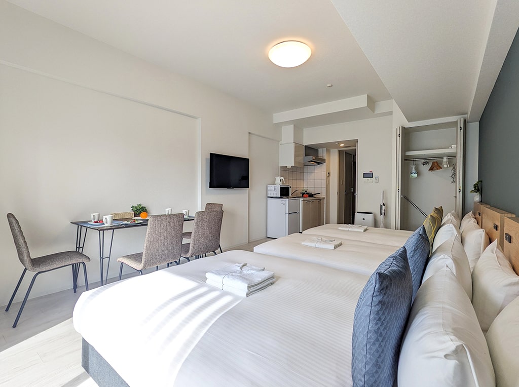 【2026大阪住宿推薦】艾思利德酒店大阪惠美須：新今宮站4分鐘，超大空間、附廚房洗衣機，家庭首選！