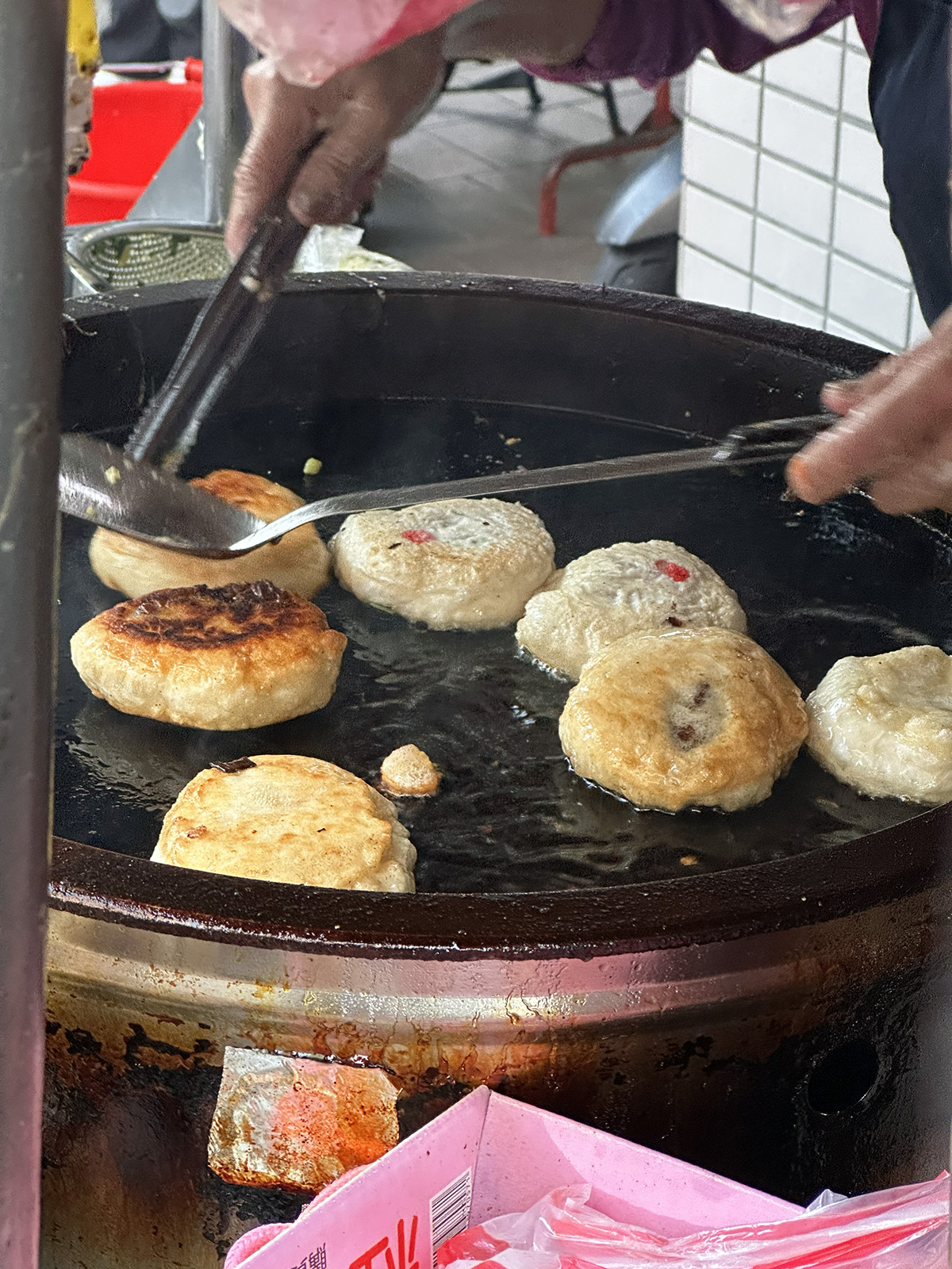 莒光路阿婆蔥肉餅