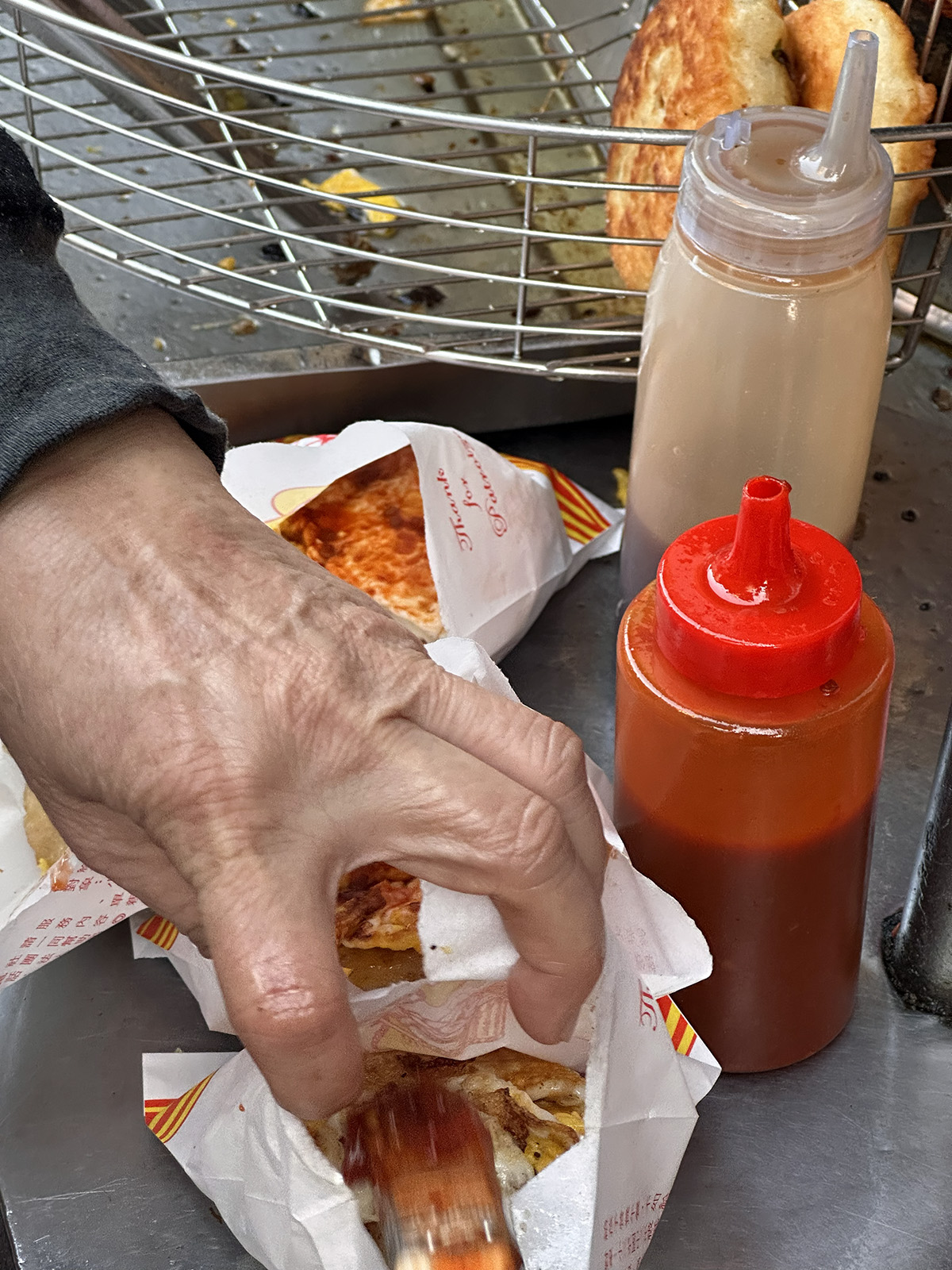 莒光路阿婆蔥肉餅